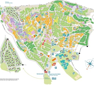 Camping les Tournels: campingkaart