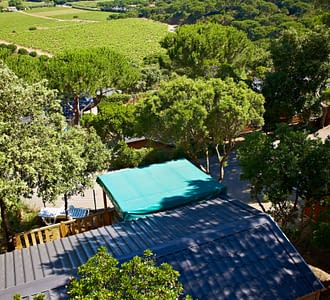 Camping les Tournels : Le village - Location avec vue mer