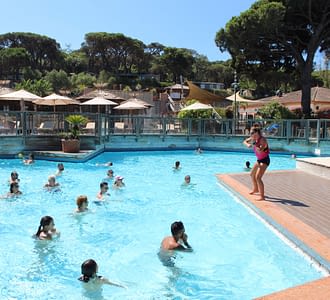 Campingplatz Les Tournels: Spa-Bereich - Wassergymnastik