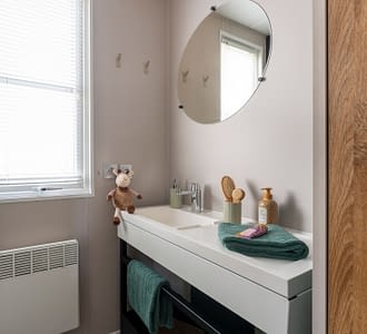 Camping les Tournels : Cottage Camarat - Seconde salle de bain