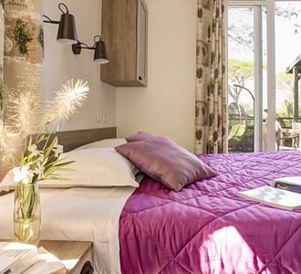 Campeggio Les Tournels: Cottage 4 persone L'Oustaloun - Camera con letto doppio