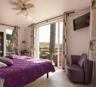 Campeggio Les Tournels: Cottage 6 persone L'Oustaloun - Camera con vista sul domaine des tournels