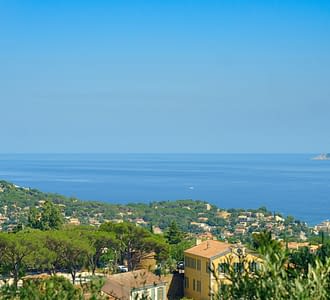 Camping Les Tournels: Ontdekking van de dorpen van de Golf van Saint-Tropez - Zicht op de Golf van Saint-Tropez