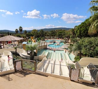 Campeggio Les Tournels: Parco acquatico - punto di partenza degli scivoli