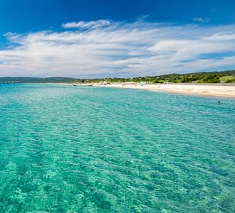 Campingplatz Les Tournels: Der Golf von Saint-Tropez - Strand