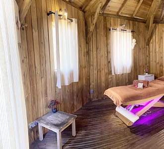 Campeggio Les Tournels: Spa - Interno di una cabina massaggio