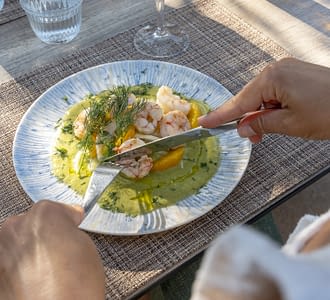 Restaurant au camping Les Tournels