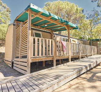 Campeggio Les Tournels: Cottage Hélios - Rampa di accesso verso la terrazza