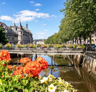 Les Terrasses de Kersiny - Visite de Quimper - ponts fleuris