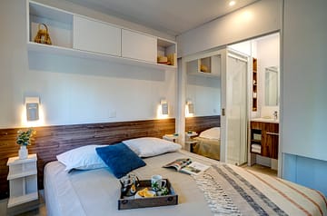 Camping la Sir&egrave;ne - H&eacute;bergements - Cottage 3 - 6 personnes - 3 chambres - Chambre parentale