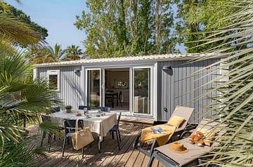 Campingplatz La Sirène - Mietunterkünfte - Sirène 2 Confort - 4 Personen - 2 Zimmer - Außenbereich