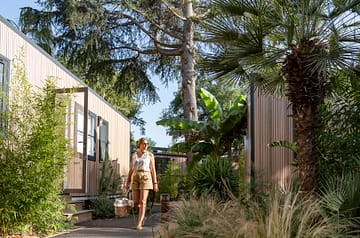 Camping la Sirène - quartier piéton - Lodge 3 Prestige