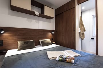 Camping la Sirène - Hébergements - Lodge 3 - 6 personnes - 3 chambres – suite parentale