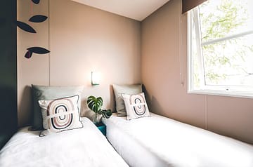 La Sirène campsite - Accommodation - Cocoon 2 - 4 persons - 2 bedrooms - Children’s bedroom
