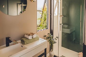 Camping la Sirène - Hébergements - Cocoon 3 - 6 personnes - 3 chambres - Salle de bain