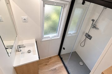 Lodge 3 prestige 1 salle de bain camping la sir&egrave;ne