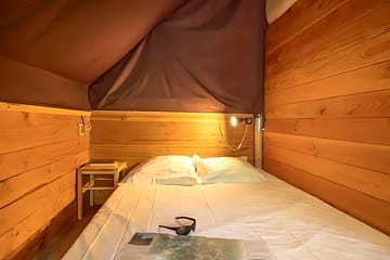 Camping Arc en Ciel - Verhuur - Lodge Nature - Ouderslaapkamer