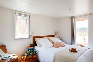 Plage Fleurie campsite - Rentals - Key West Premium Cottage - 4 persons - 2 bedrooms - Master bedroom
