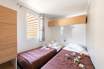 Plage Fleurie campsite - Holiday rentals - Sirius Premium Cottage - 6 persons - 3 bedrooms - Children’s bedroom
