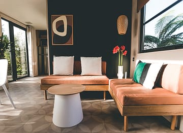 Camping La Sir&egrave;ne - Alojamientos - Cocoon 2 - 4 personas - 2 habitaciones - Sal&oacute;n