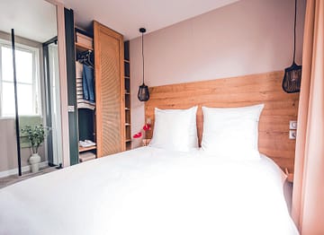 Camping la Sir&egrave;ne - H&eacute;bergements - Cocoon 3 - 6 personnes - 3 chambres - Chambre parentale