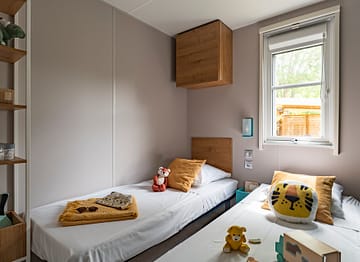Camping la Sir&egrave;ne - H&eacute;bergements - Cocoon 3 - 6 personnes - 3 chambres - Chambre enfants