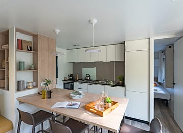 La Sirène campsite - Accommodation - Cottage 2 - 4/6 persons - 2 bedrooms - Kitchen