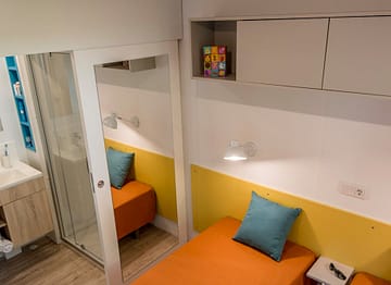 Camping La Sirène - Alojamientos - Cottage 2 - 4/6 personas - 2 habitaciones - Habitación niño y cuarto de baño