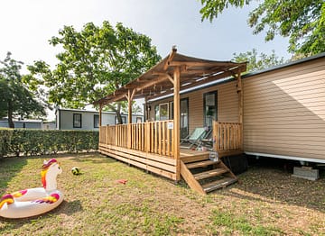 Plage Fleurie campsite - Holiday rentals - Cosy Cottage - 6 persons - 3 bedrooms - Outdoors