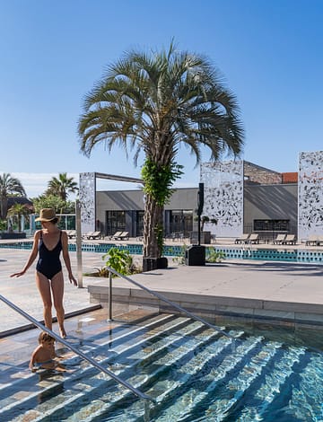 Camping Le Brasilia, piscine, parc aquatique