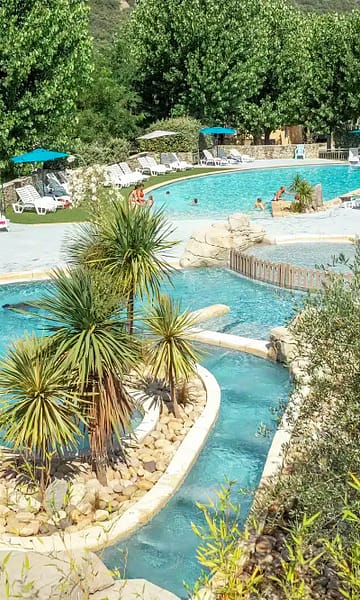 Camping Arc en Ciel - Water park - Aerial view