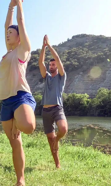 Camping Arc en Ciel - Activities - Yoga and Morning Workout by the Ardèche