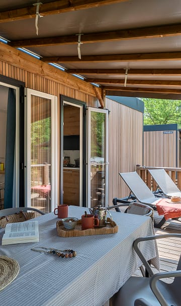 Camping Arc en Ciel - Rentals - Cosy Cottage - Terrace