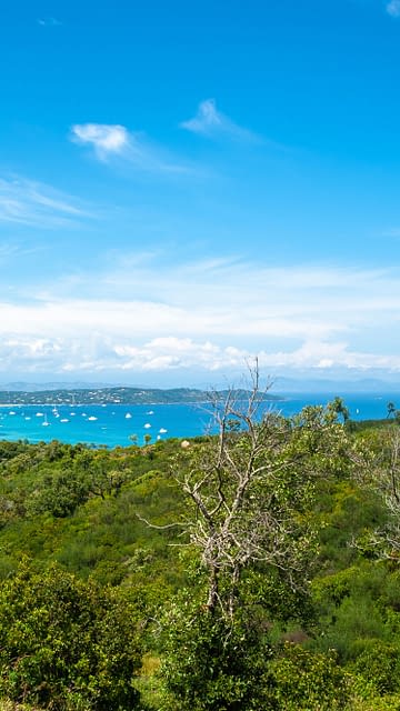 Camping les Tournels : Vue de la plage de Pampelonne