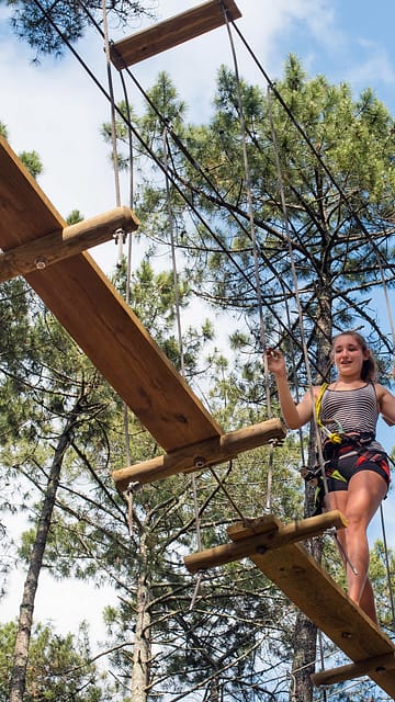 Camping Arc en Ciel - Activit&eacute;s - Accrobranche