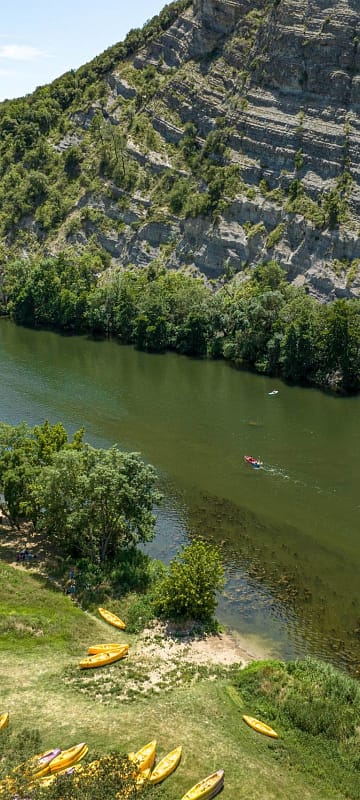 CampingArc en Ciel - Activités - Descente en canoë et kayak sur l\'Ardèche