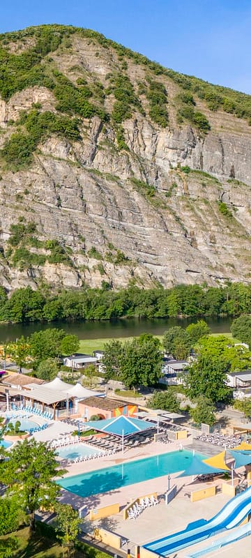 Camping La Plage Fleurie - Vue aérienne du camping