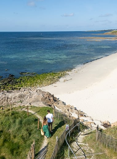 Les terrasses de Kersiny - Accès direct à la plage de sable blanc