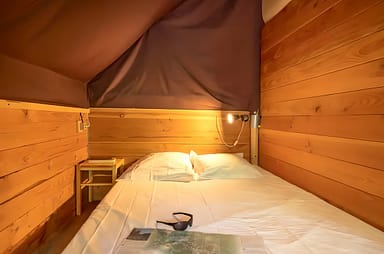 Camping Arc en Ciel - Rentals - Nature Lodge - Master Bedroom