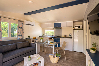 Amfora campsite - Accommodation - Interior of Premium mobile home