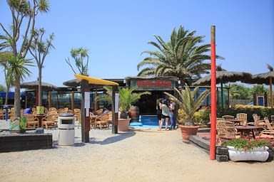 Campingplatz Amfora - Bars und Restaurants - Eingang des &bdquo;Tropic beach&ldquo; 