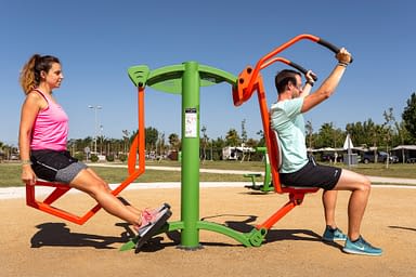 Camping Amfora - Activit&eacute;s et animations - Appareil de musculation au Fitness Park