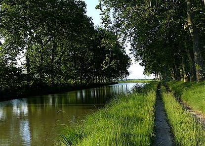 Canal du Midi à Sérignan