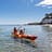 Camping Le Bois de Valmarie - Famille faisant du canoë sur la mer Méditerranée 