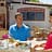Le Bois de Valmarie campsite - Couple lunching at the Le Val Marie restaurant bar