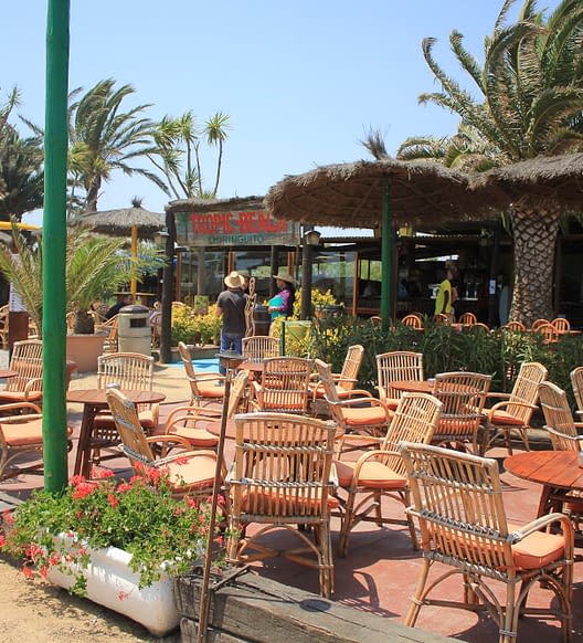 Campingplatz Amfora - Bars und Restaurants - Terrasse des Tropic-beach