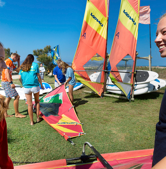 Camping Amfora - Activités et animations - Cours de windsurf