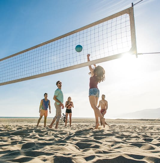 Campingplatz Amfora - Aktivit&auml;ten und Animationen - Beachvolleyball