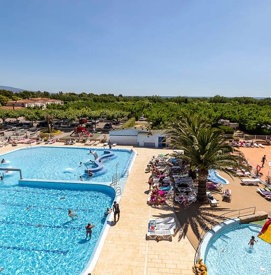 Campingplatz Amfora - Der Campingplatz - Ansicht der Badelandschaft