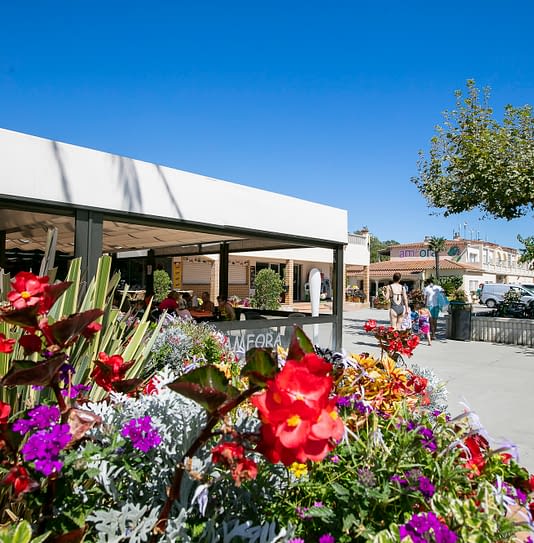 Amfora campsite - Bars and restaurants - Restaurant and campsite entrance